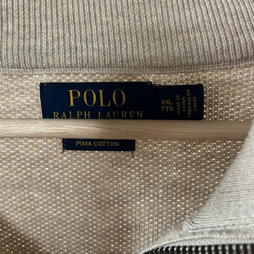 Polo Ralph Lauren 1/4 Zip Sweater XXL - Picture 2 of 4